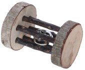 Spiel- und Knabberrolle mit Glocke