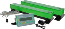 Weighing loadbar set with display