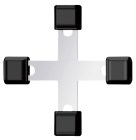 Križna povezovalna sponka za pletenice Litzclip®