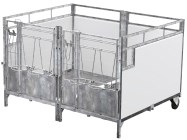 Dvojni boks za teleta